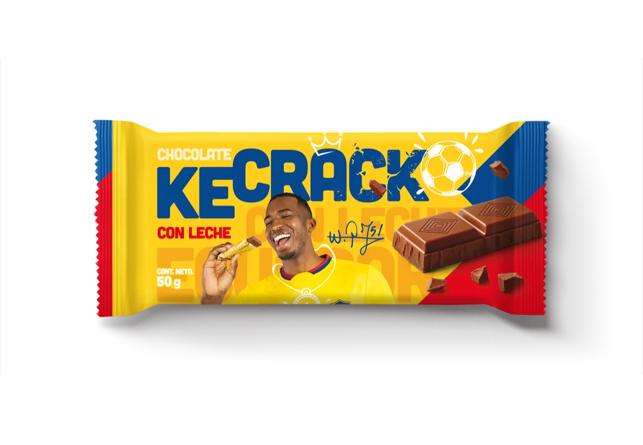 KECRACK Con Leche 50 gramos